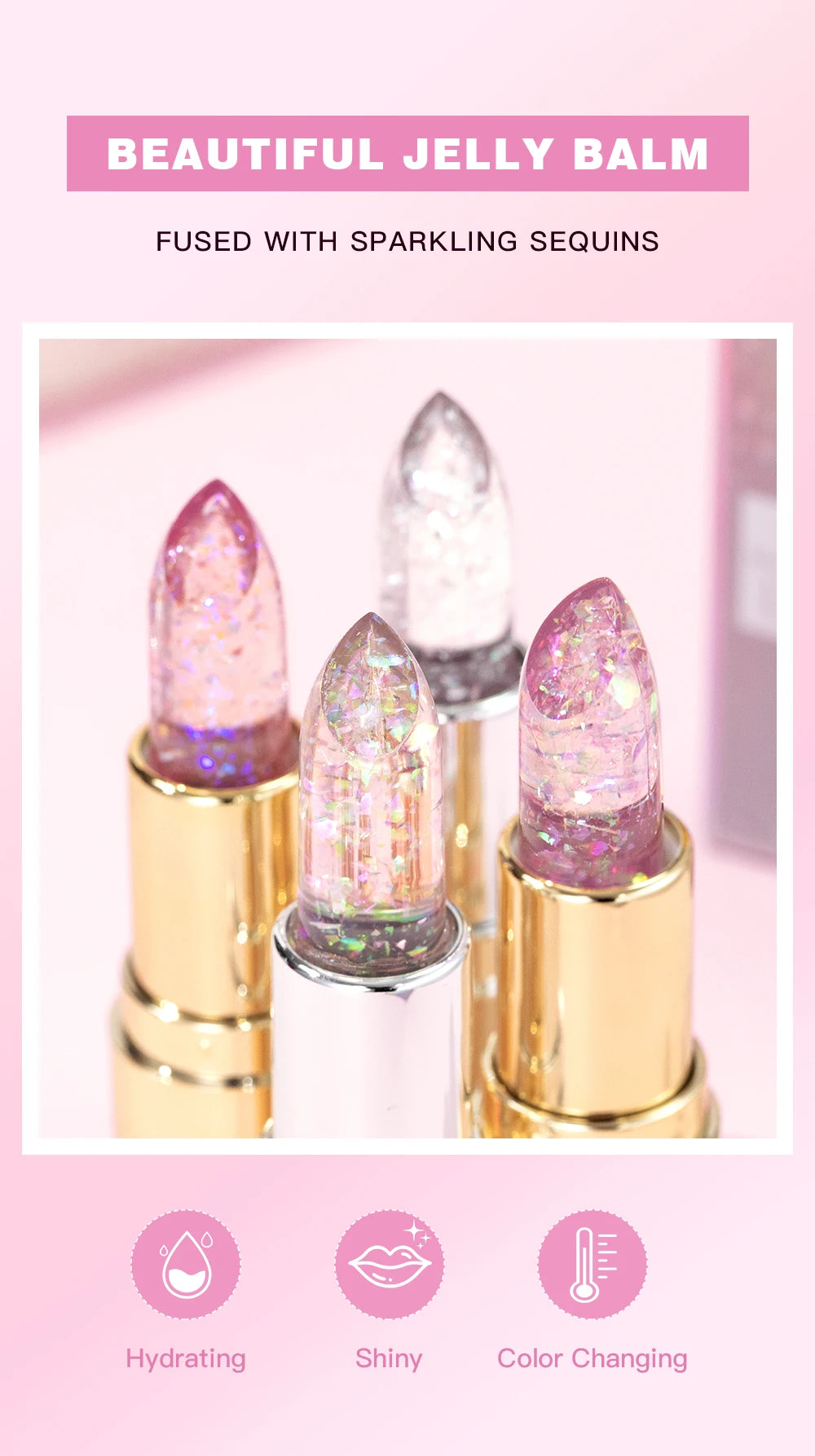 batom com glitter hidratante