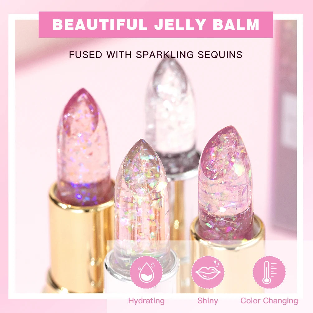 batom com glitter hidratante