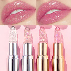 batom com glitter hidratante
