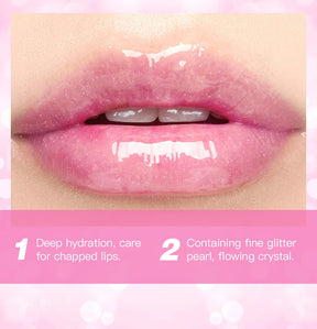 batom com glitter hidratante