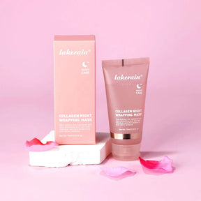 Collagen Jelly Cream Hydrolyzed Collagen Overnight Facial Mask Wrapping Peel-Off Mask Hydrating Firming Moisturizing SkinCare